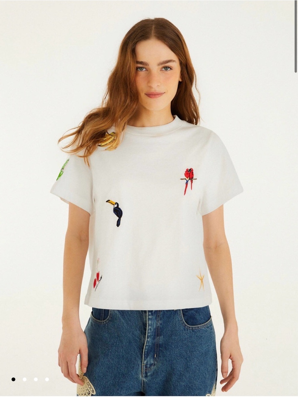 Off-White Cool Day Embroidered T-Shirt